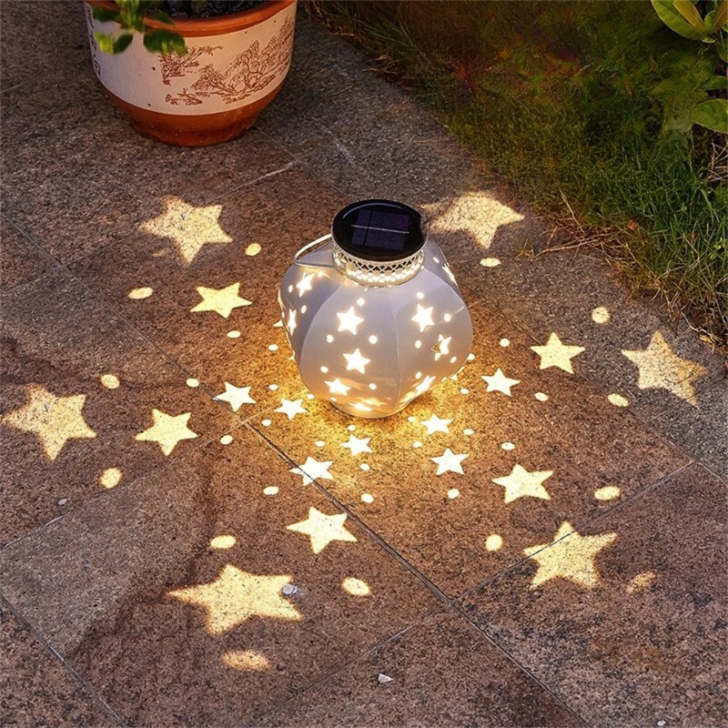 Hanging Outdoor Lighting - مصباح حديقة على شكل نجمة، أضواء