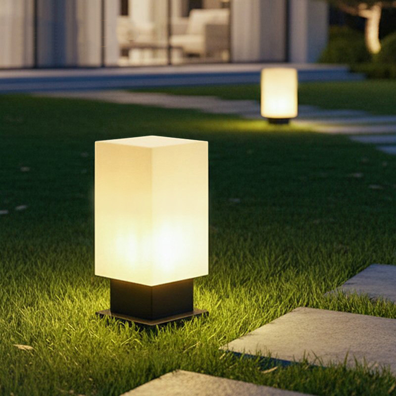Outdoor Lighting Art - مصباح أرضي مضيء للساحات يعمل بالطاقة
