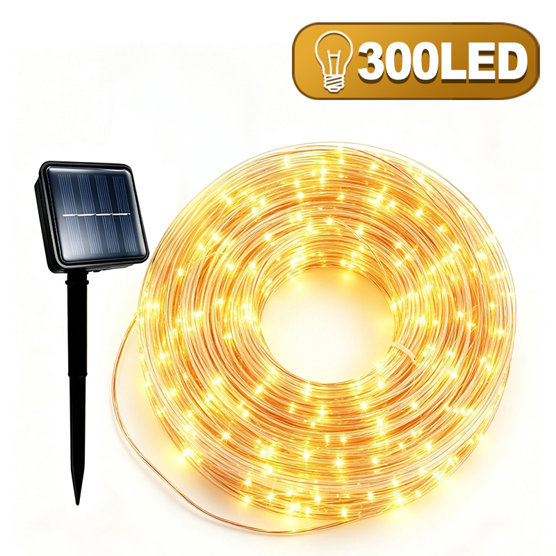 Outdoor Lighting For Fence - أضواء عيد الميلاد الشمسية بـ 8