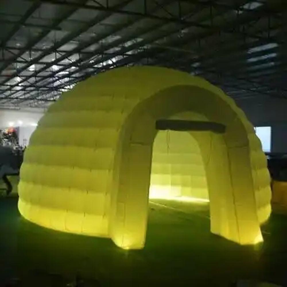 Outdoor Lighting Rental - خيمة قبة قابلة للنفخ بيضاء للاستخدام