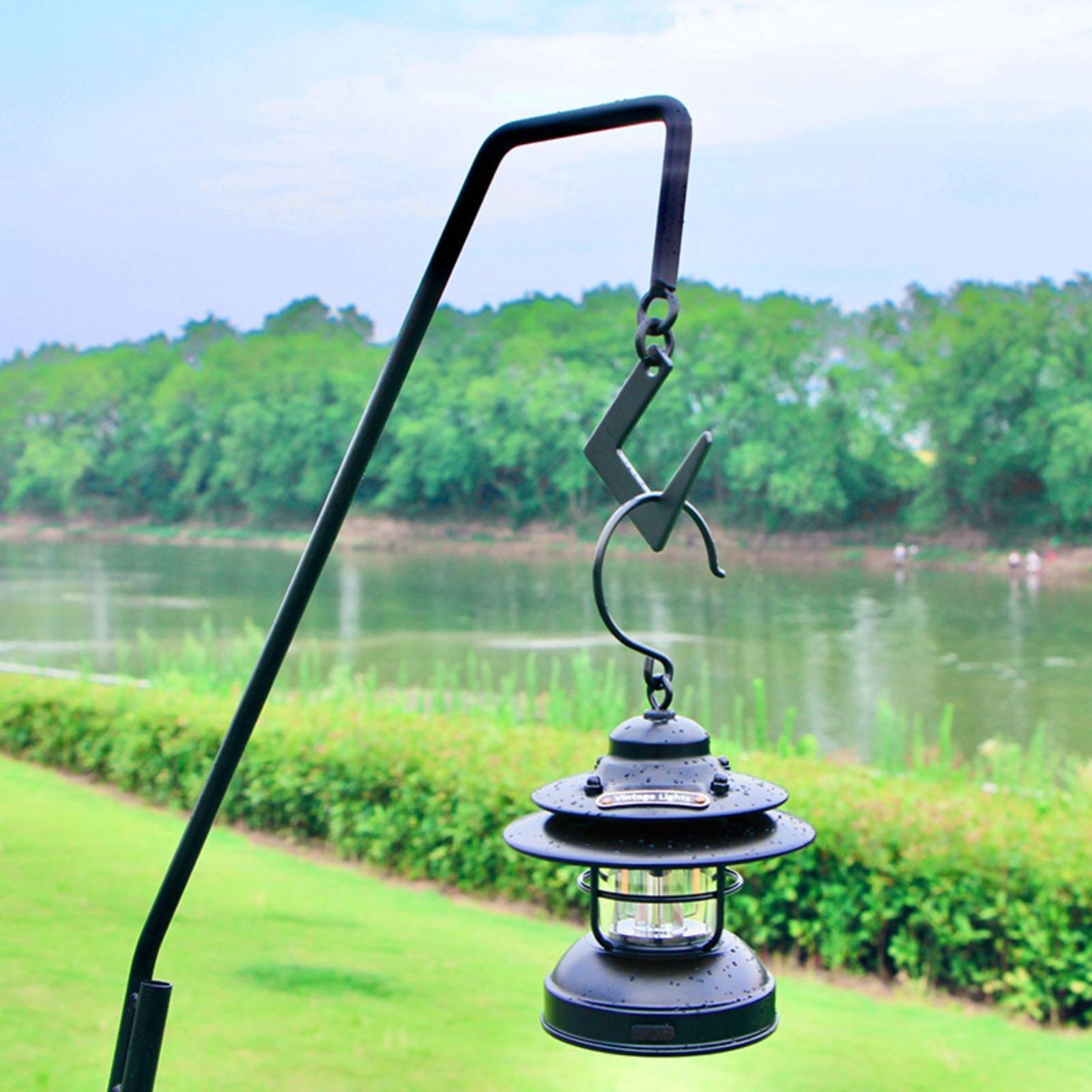حامل فانوس للتخييم قابل للفصل، - مراجعة Hanging Outdoor Lighting وسعره