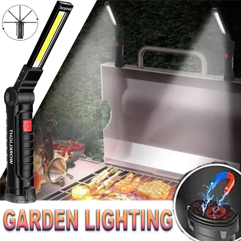 مصباح يدوي LED محمول مع خطاف م - مراجعة Outdoor Lighting Landscape وسعره