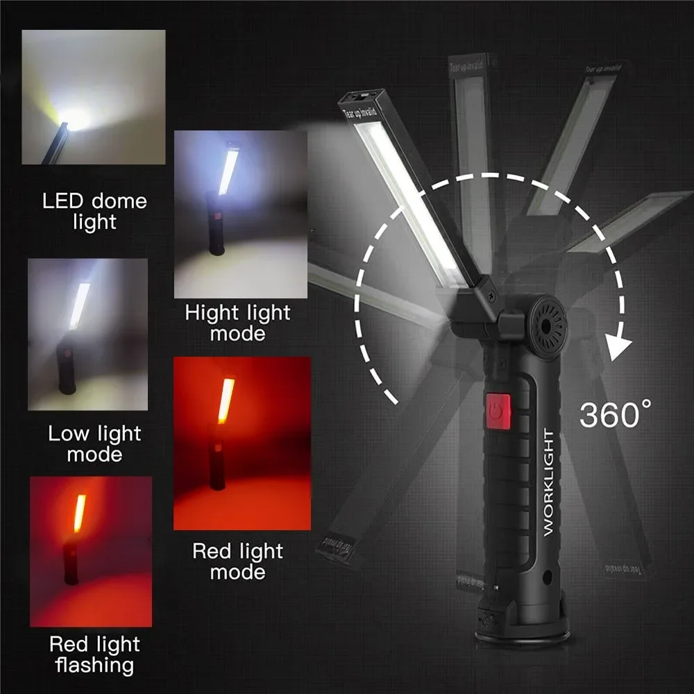 المحمولة COB مصباح ليد جيب USB - مراجعة Hanging Outdoor Lighting وسعره