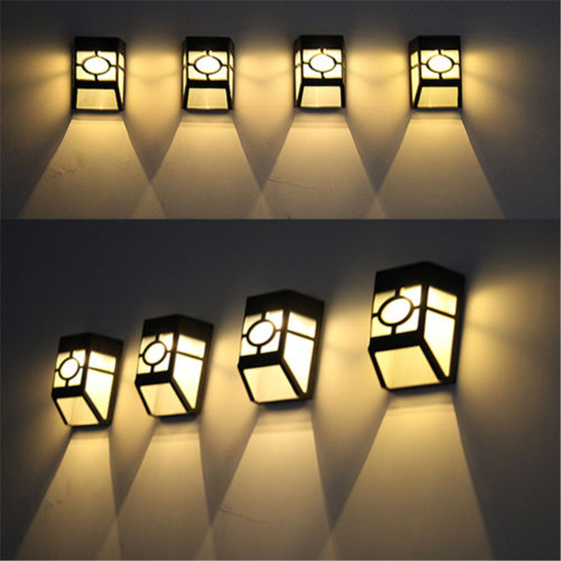 تعمل بالطاقة الشمسية جدار جبل  - مراجعة Outdoor Lighting For Fence وسعره