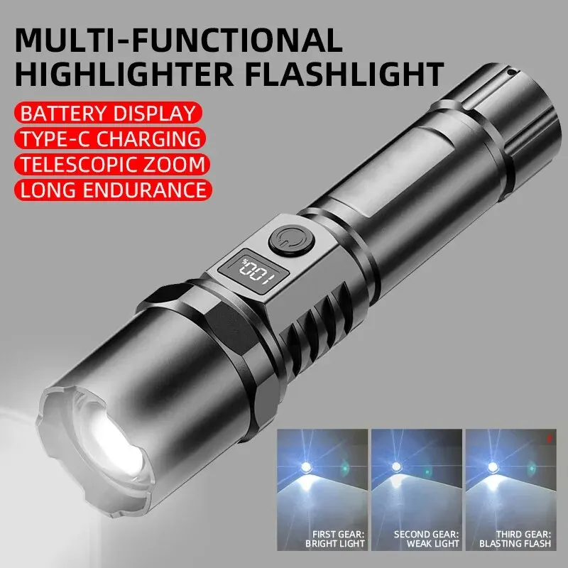 مصباح يدوي قوي LED محمول قابل  - مراجعة Outdoor Lighting Bulbs وسعره