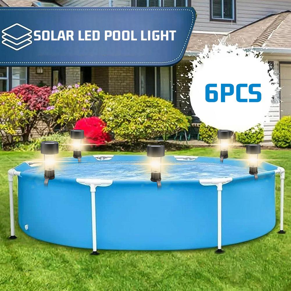 أضواء حمام سباحة تعمل بالطاقة  - مراجعة Outdoor Lighting For Fence وسعره