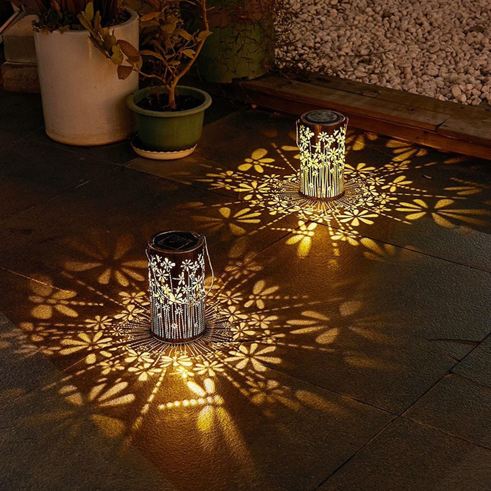 فوانيس شمسية معلقة مقاومة للما - مراجعة Outdoor Lighting Pathway وسعره