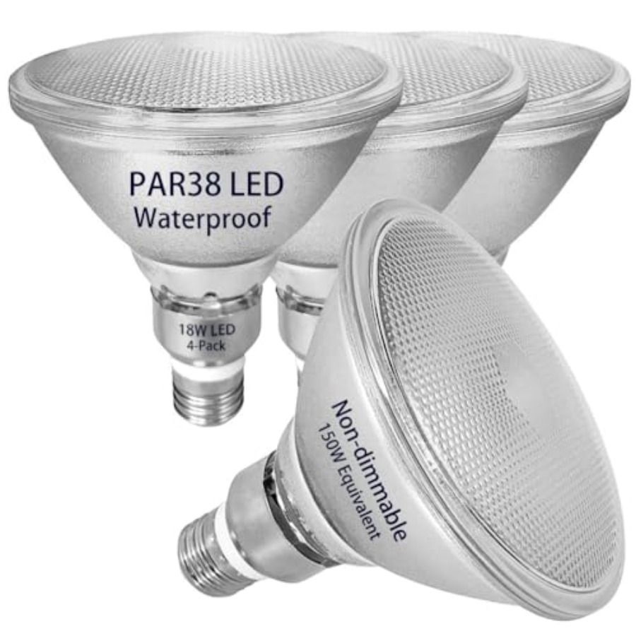 مصابيح LED زجاجية عاكسة PAR38، - مراجعة Outdoor Lighting Bulbs وسعره