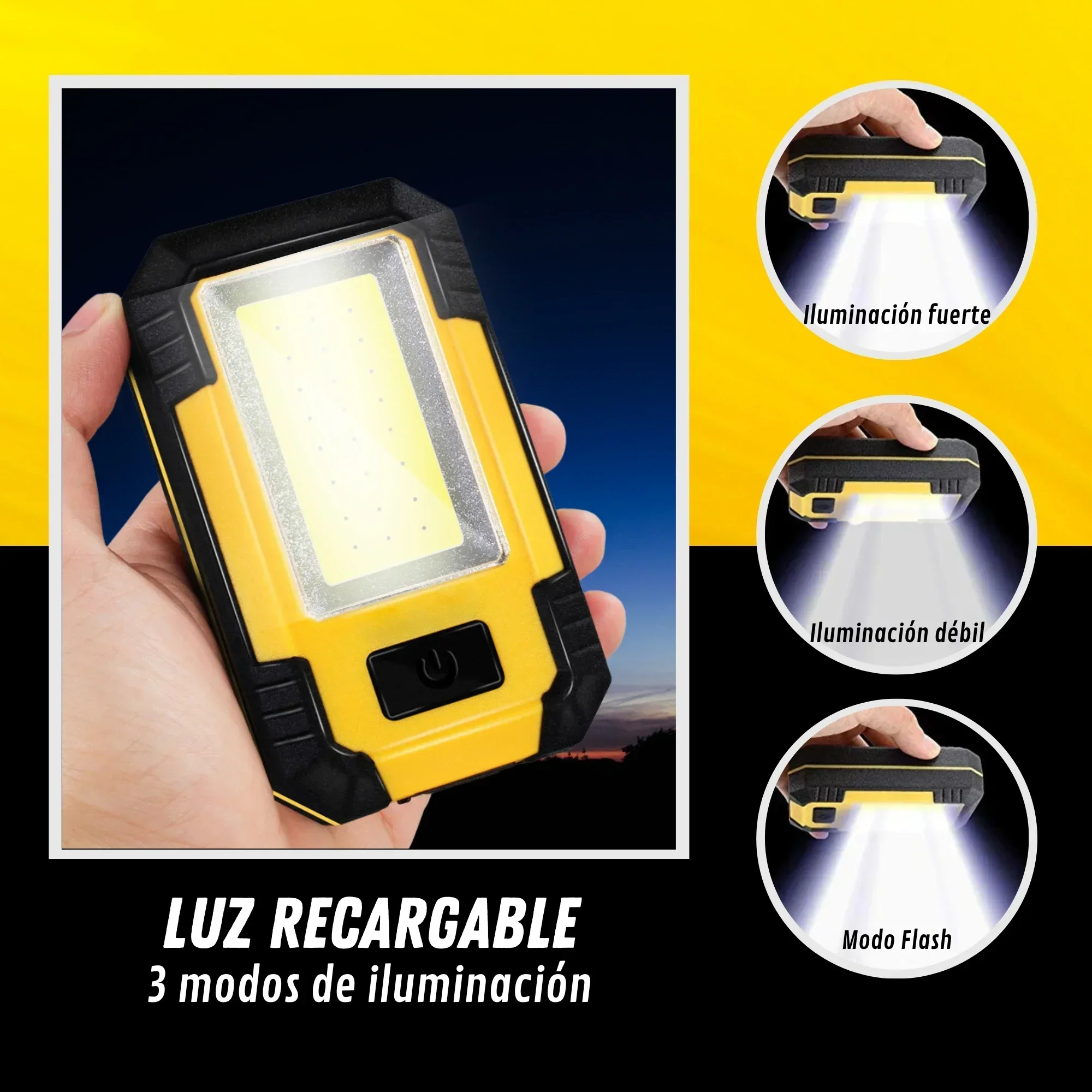 مصباح عمل قابل لإعادة الشحن بس - مراجعة Outdoor Lighting Landscape وسعره