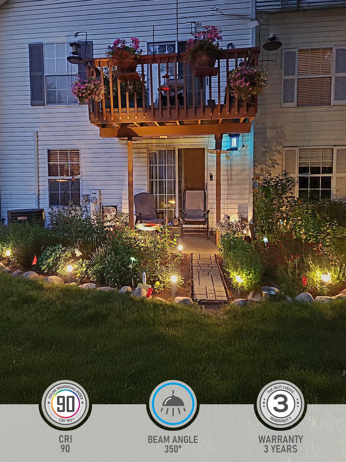 8 قطعة LED في الهواء الطلق حدي - مراجعة Outdoor Lighting Install وسعره