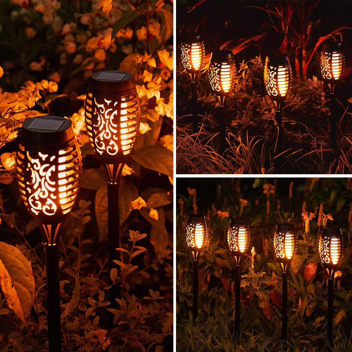 10 قطع من مصابيح الشعلة الشمسي - مراجعة Outdoor Lighting Art وسعره