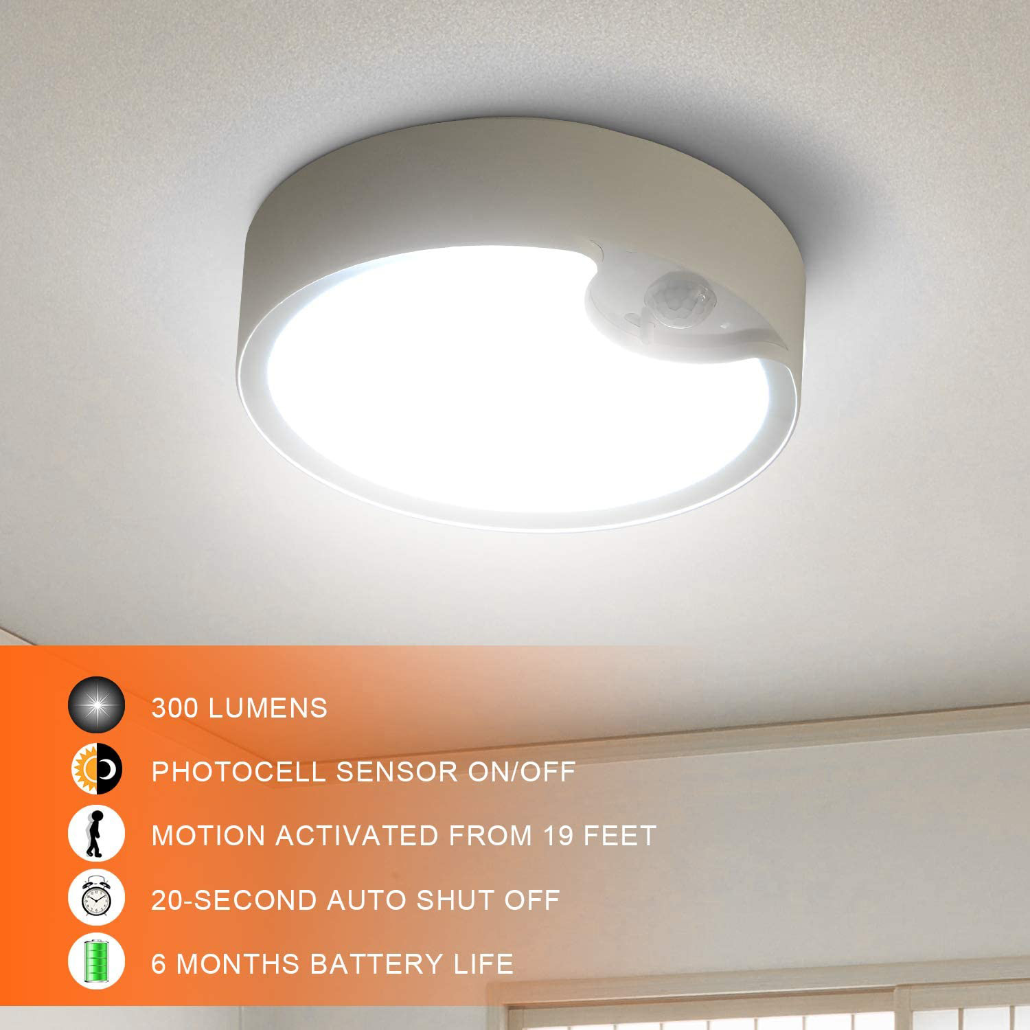 أضواء السقف بمستشعر الحركة تعم - مراجعة Outdoor Lighting Sensor وسعره