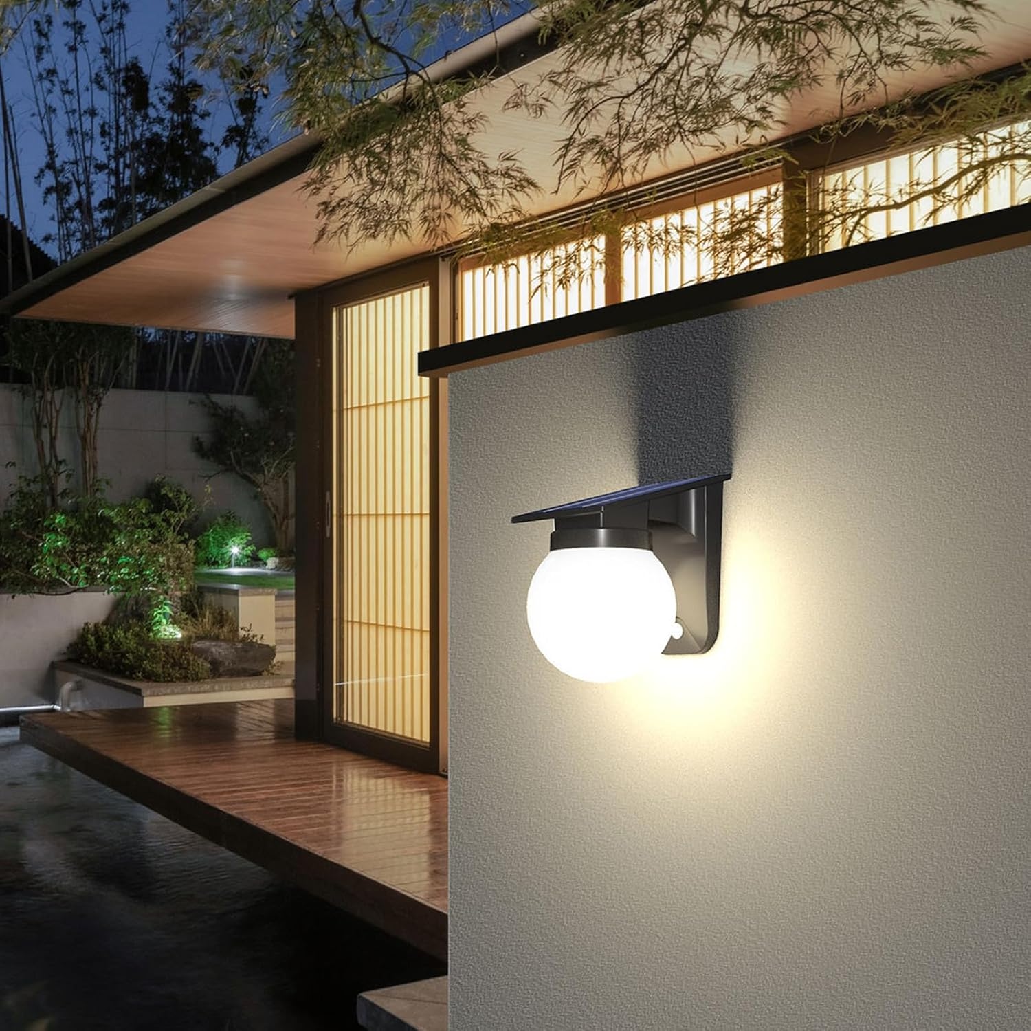 أضواء الجدار الشمسية المجال في - مراجعة Outdoor Lighting For Fence وسعره