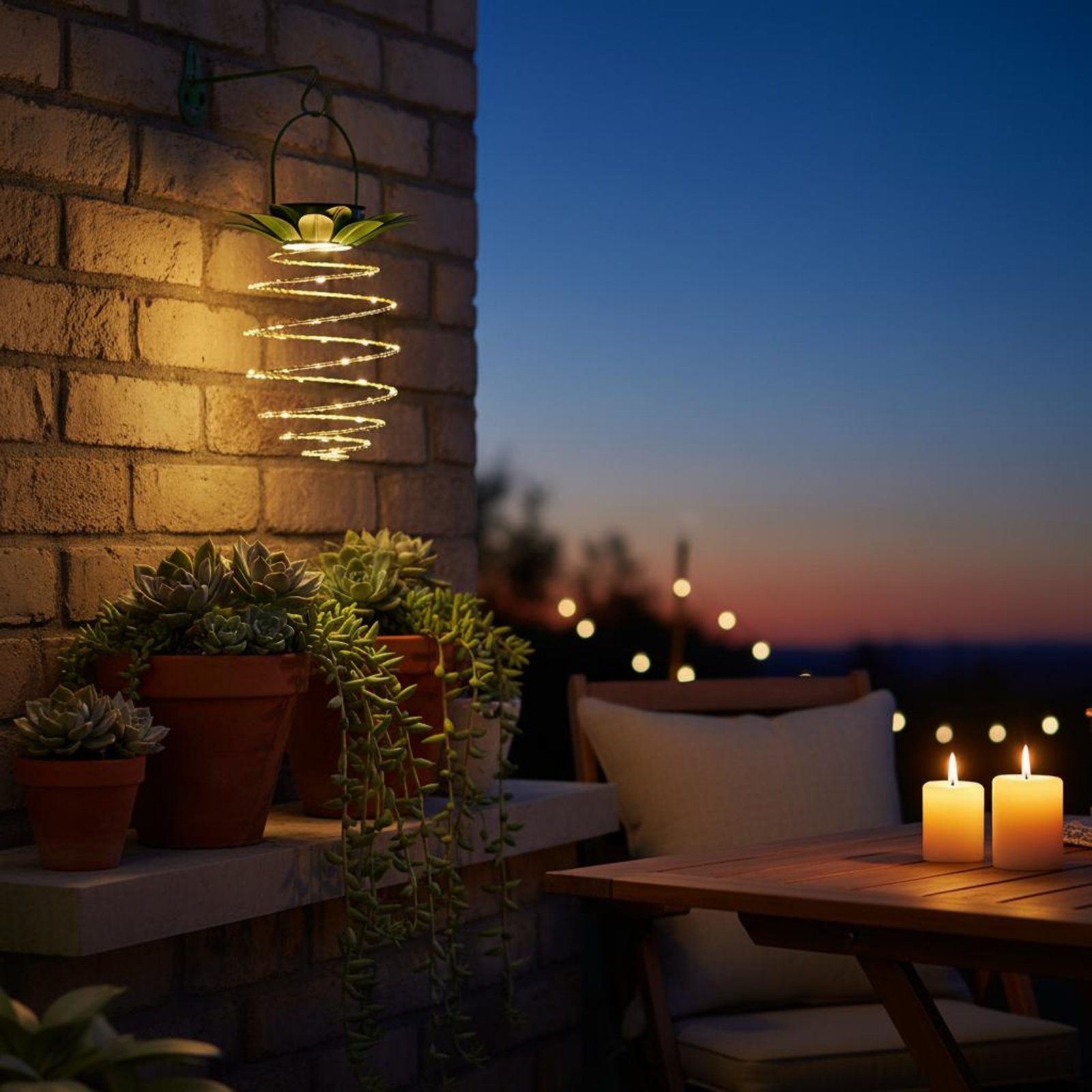 قطعتان من مصابيح الأناناس الشم - مراجعة Hanging Outdoor Lighting وسعره