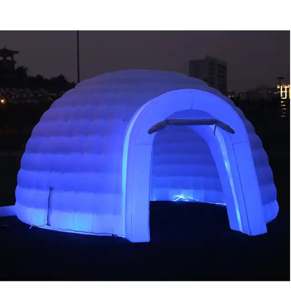 خيمة قبة قابلة للنفخ بيضاء للا - مراجعة Outdoor Lighting Rental وسعره
