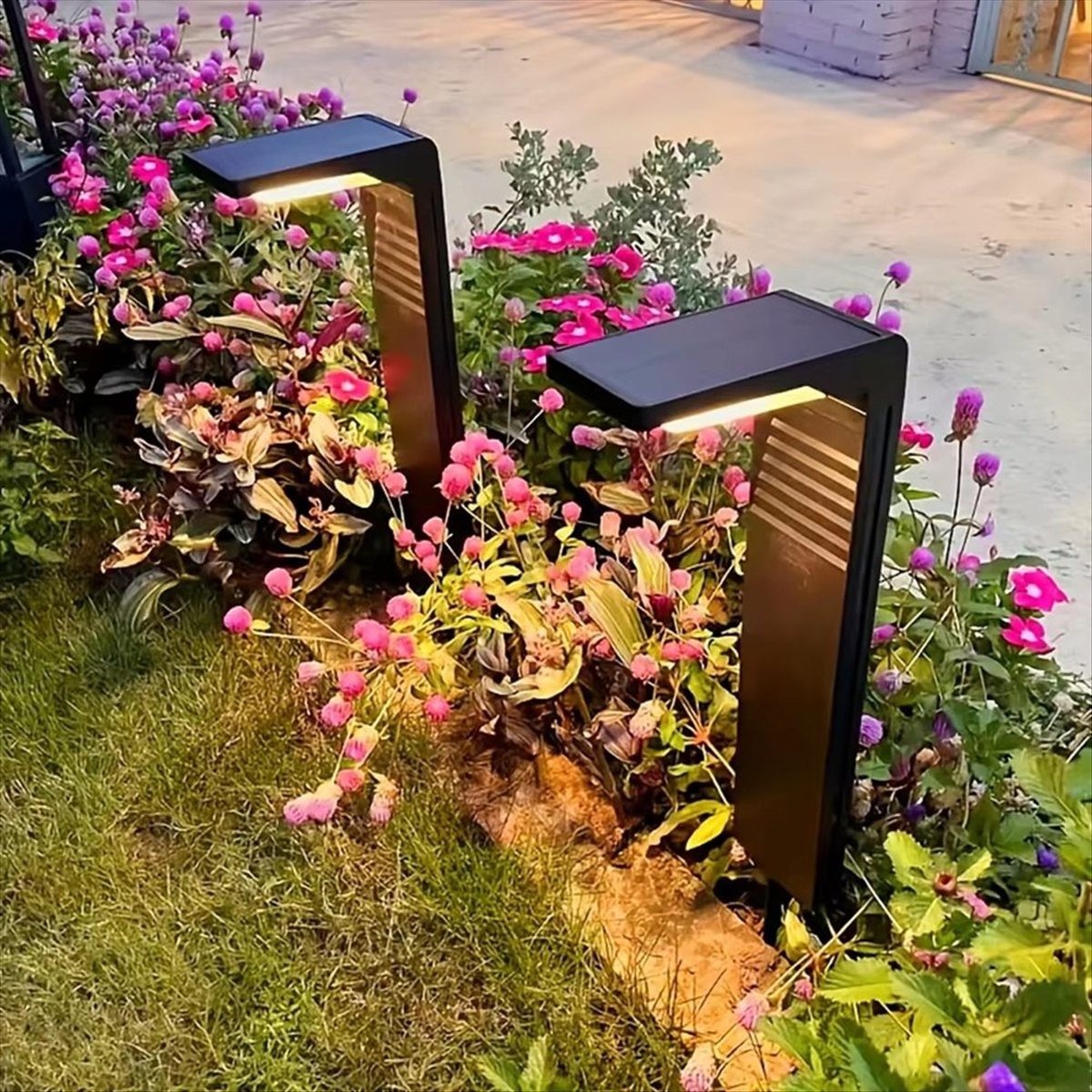 Y17A أضواء حديقة شمسية خارجية، - مراجعة Outdoor Lighting Install وسعره