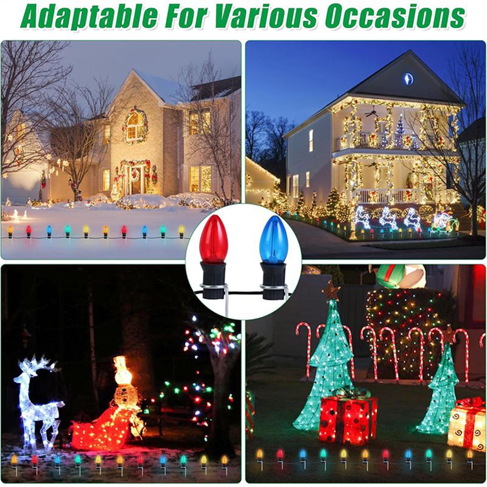 عيد الميلاد ضوء حصص 12 بوصة ال - مراجعة Outdoor Lighting Pathway وسعره