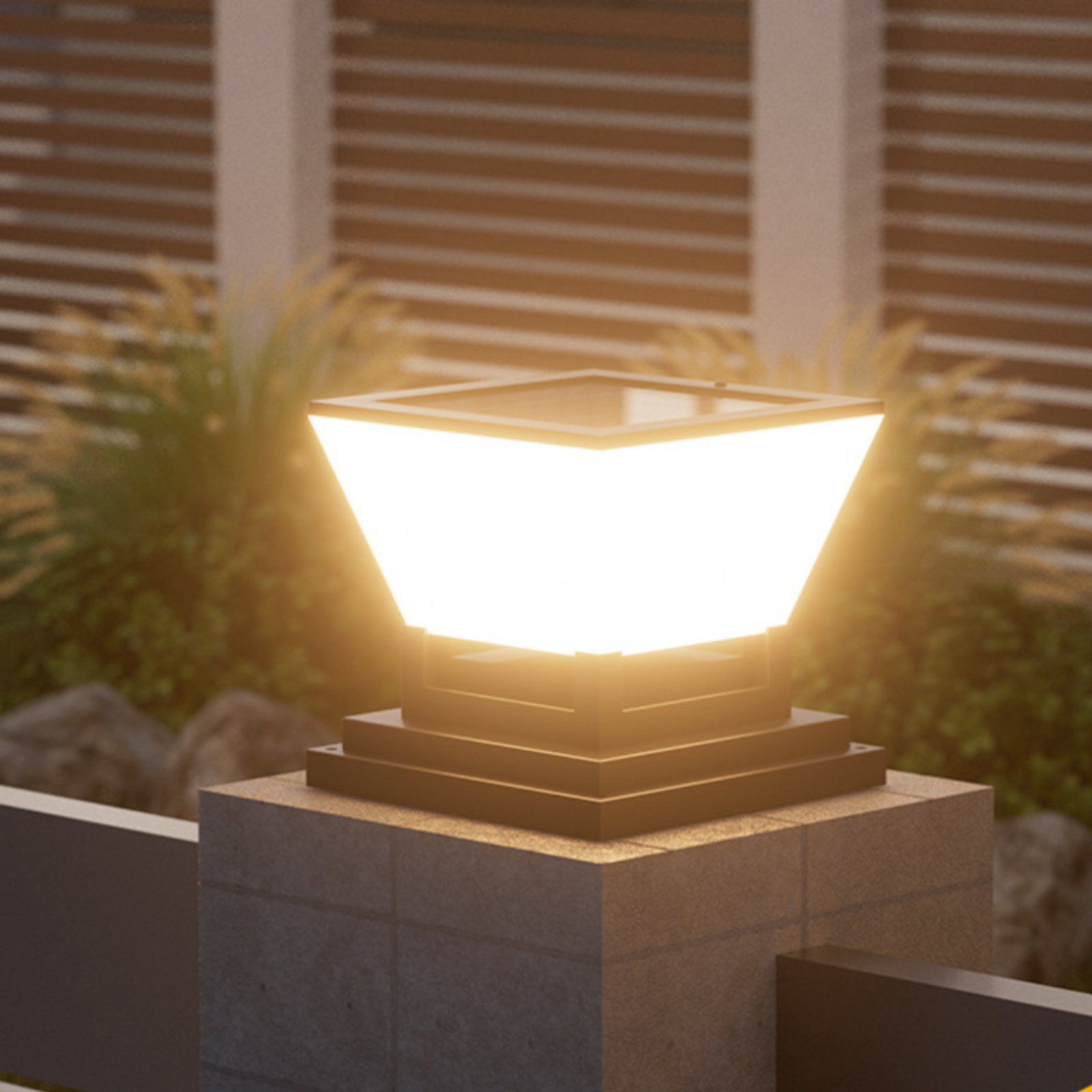 مصباح شمسي للأعمدة مقاوم للماء - مراجعة Outdoor Lighting Install وسعره