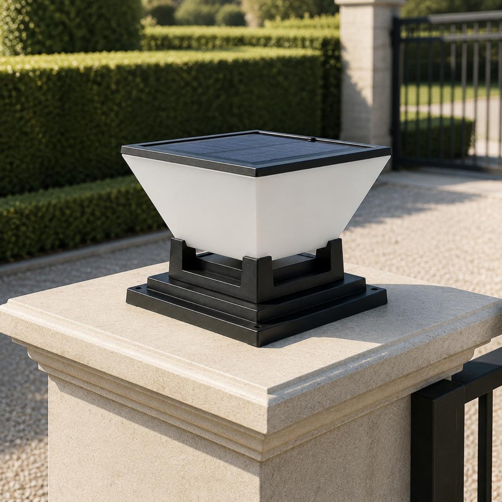 مصباح شمسي للأعمدة مقاوم للماء - مراجعة Outdoor Lighting Install وسعره