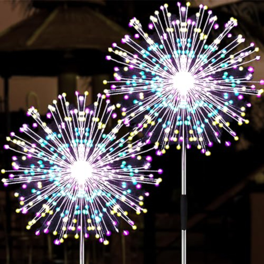 أضواء الألعاب النارية الشمسية، - مراجعة Outdoor Lighting Pathway وسعره