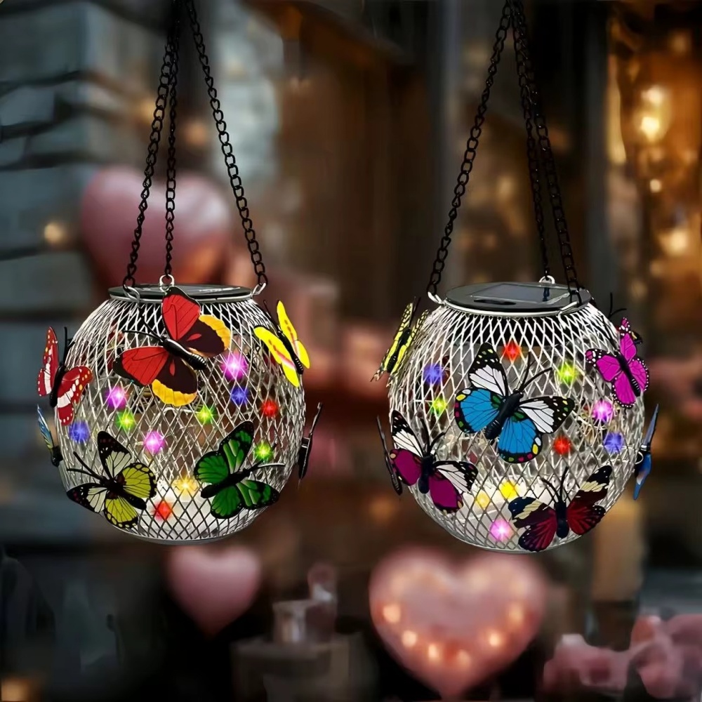 فانوس شمسي كروي الشكل من الحدي - مراجعة Outdoor Lighting Art وسعره