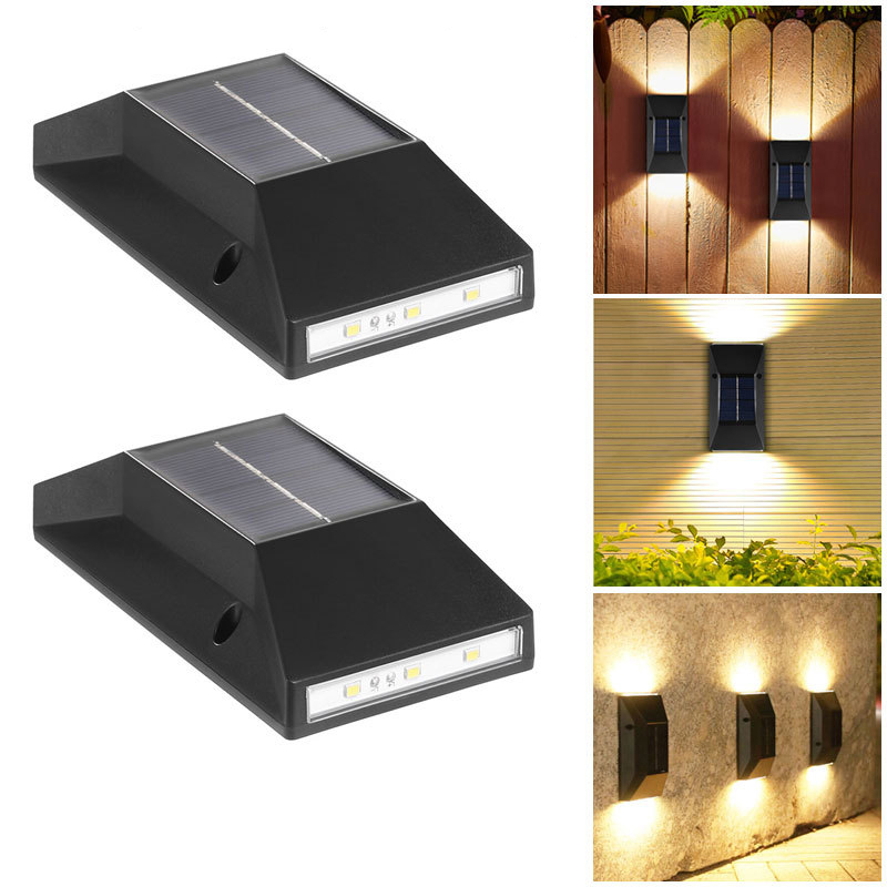 إضاءة خارجية بـ 6 مصابيح LED ل - مراجعة Outdoor Lighting For Fence وسعره